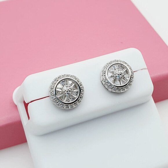 "925 Sterling Silver Cubic Zirconia Earrings, U19254572 - Picture 6 of 11